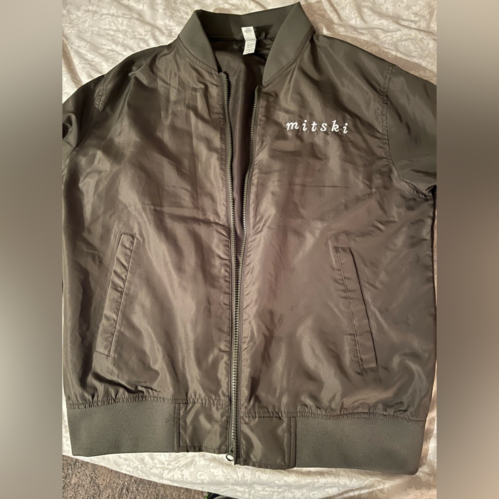 MITSKI GREEN BOMBER JACKET
